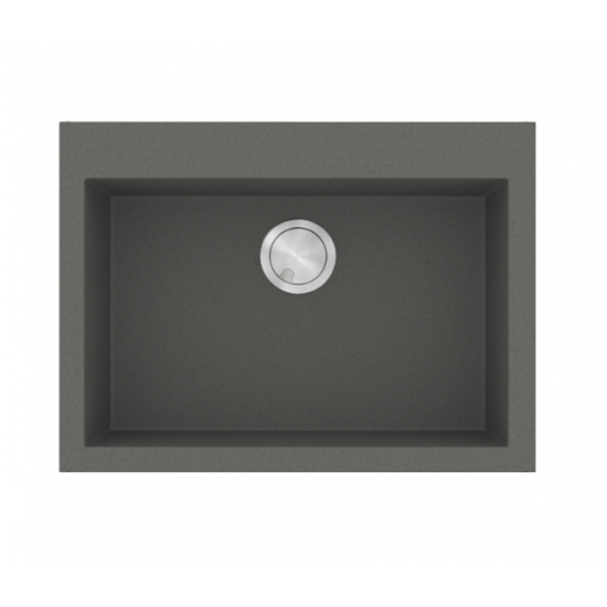 Νεροχύτης Γρανιτένιος Sanitec Ultra Granite 815 70 1B (70X50) Pietra  (Γκρι) Βαρέως Τύπου με 1 Μεγάλη Γούρνα